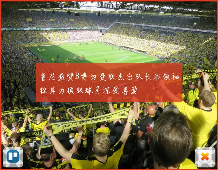 鲁尼盛赞B费为曼联杰出队长和领袖称其为顶级球员深受喜爱